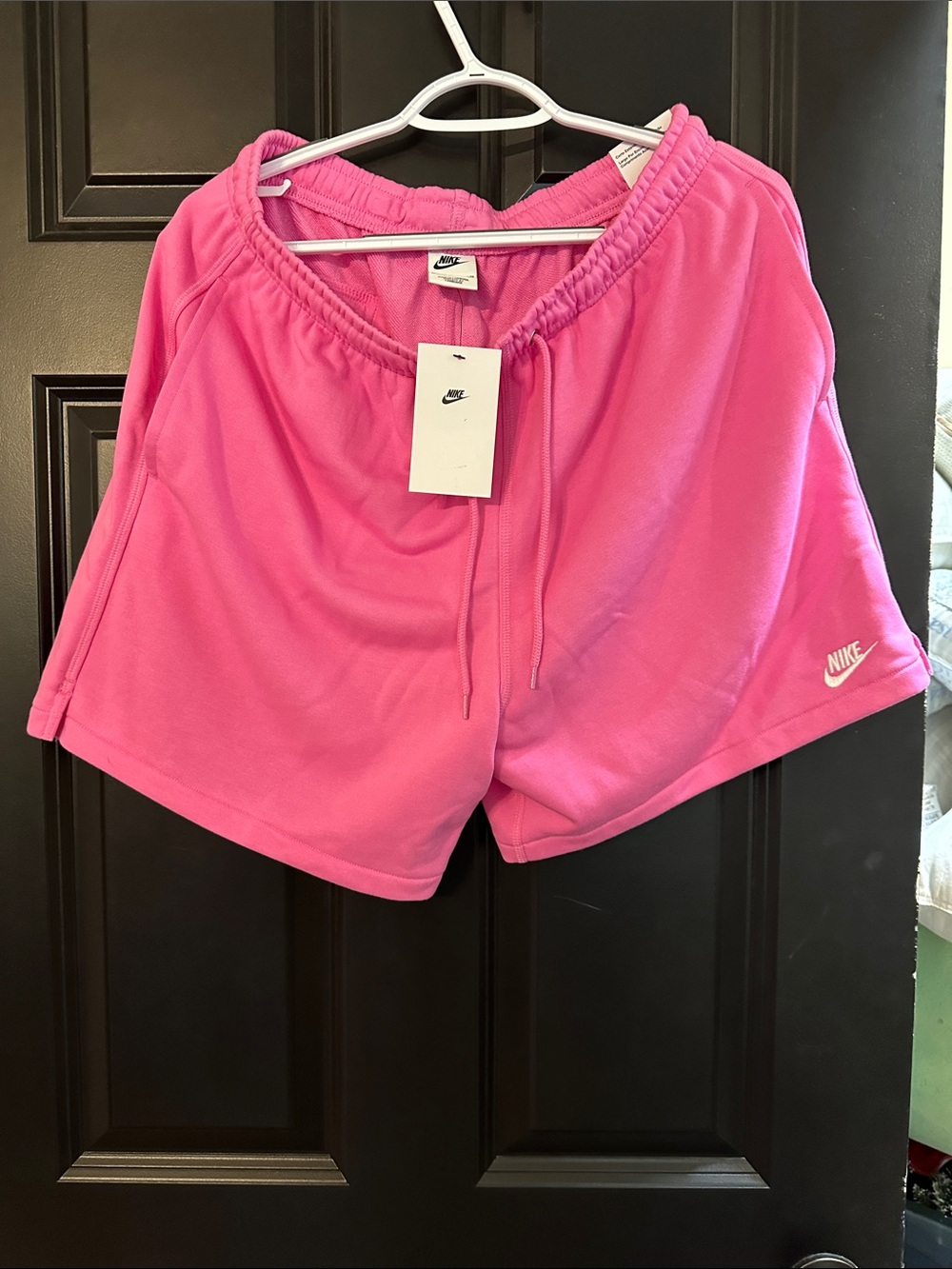Nike men’s Pink Fleece Shorts